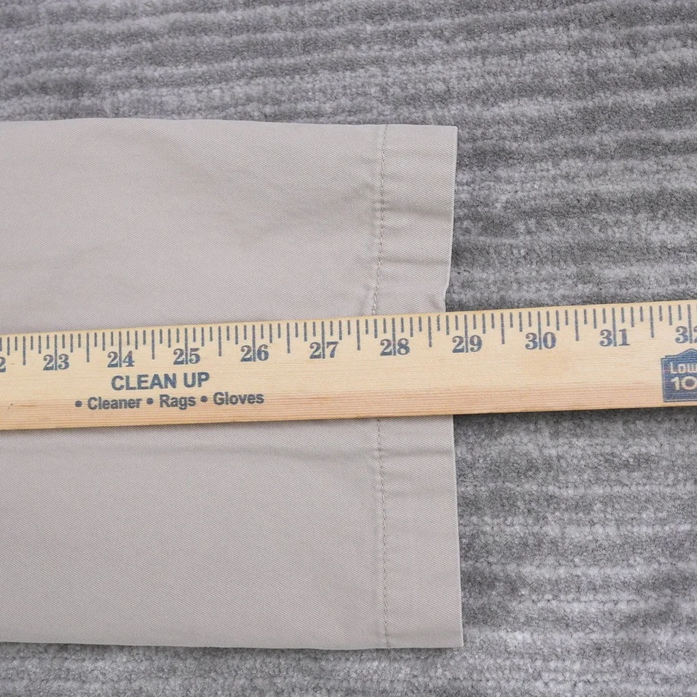 Banana Republic Gavin Chino Pants Mens 30x30 (31x28.75) Khaki Tan Straight Leg